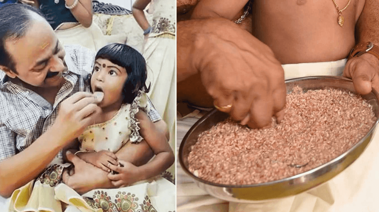 ഇന്ന് വിജയദശമി; അക്ഷരലോകത്തേക്ക് പിച്ചവെച്ച് നൂറുകണക്കിന് കുരുന്നുകള്‍